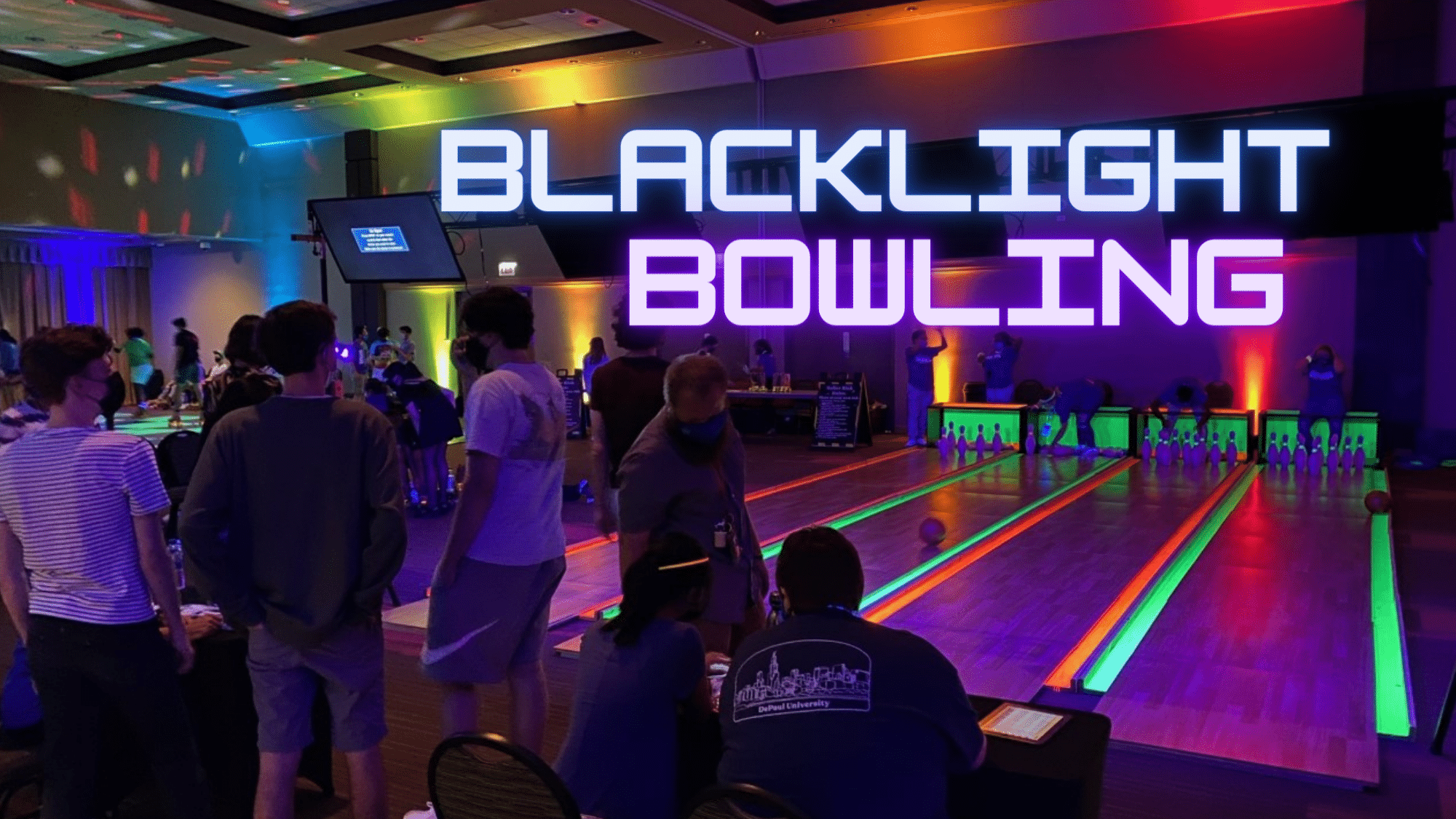 Unforgettable Glow Event Experiences blacklight bowling