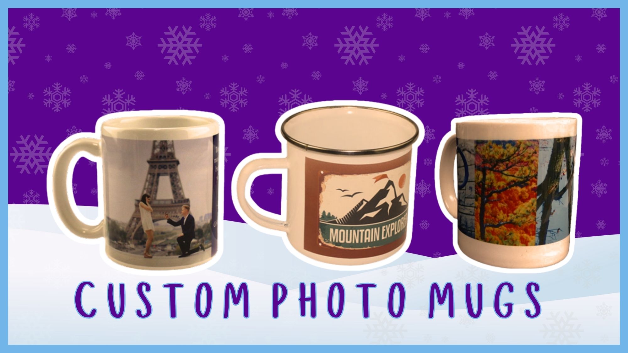 Ultimate Winter Wonderland Package: Experience the Magic of the Season Custom Photo Mugs