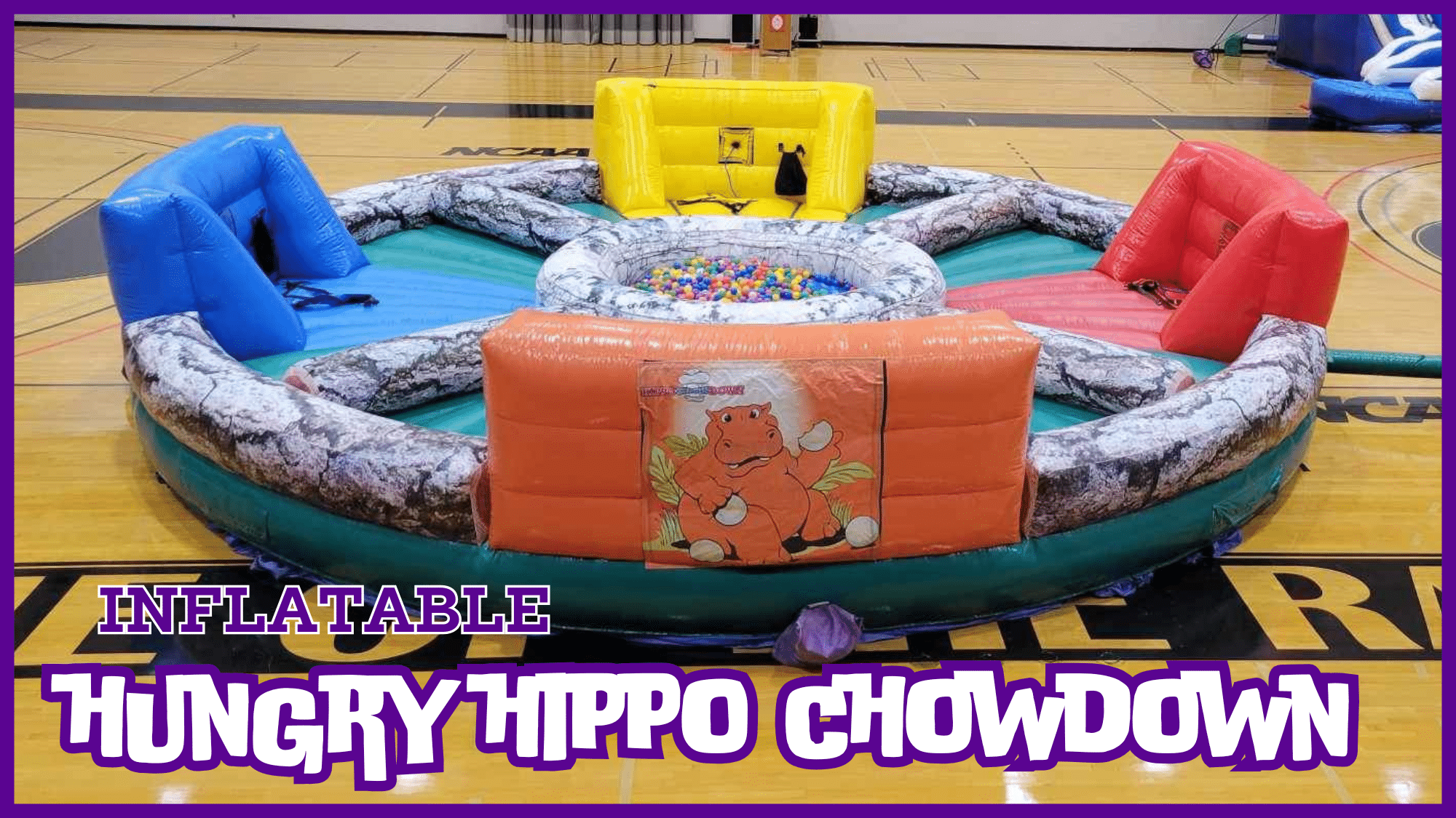 Popular Events Go Inflatable Inflatable Hungry Hippo Chowdown